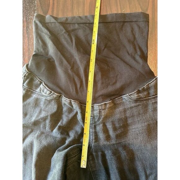 Maternity bottoms bundle sz 6 medium Leggings jeans shorts Over Belly Banded - Picture 15 of 15